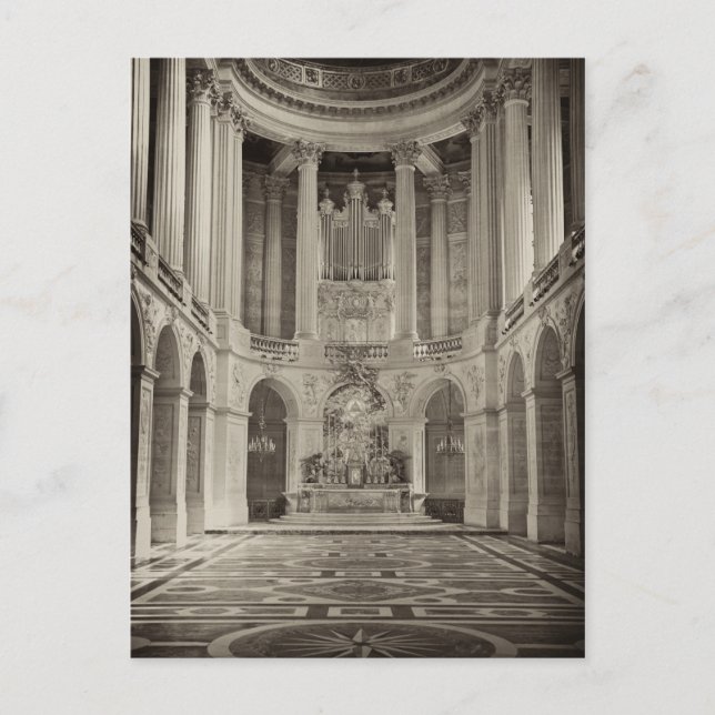 Carte Postale Chapelle Royale, Château Versailles (Devant)
