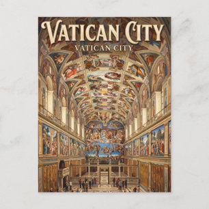 Carte Postale Chapelle Sixtine Cité du Vatican