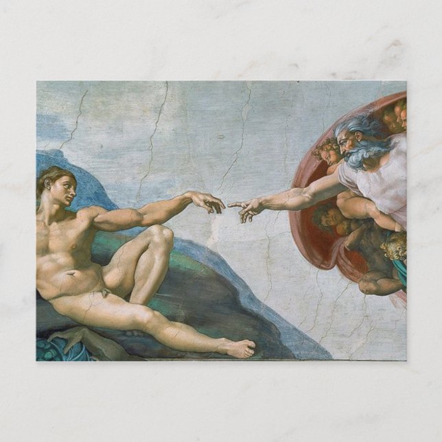 Carte postale Chapelle Sixtine de Michel-Ange (Devant)