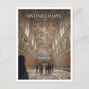 Carte Postale Chapelle Sixtine Voyage à Vatican City