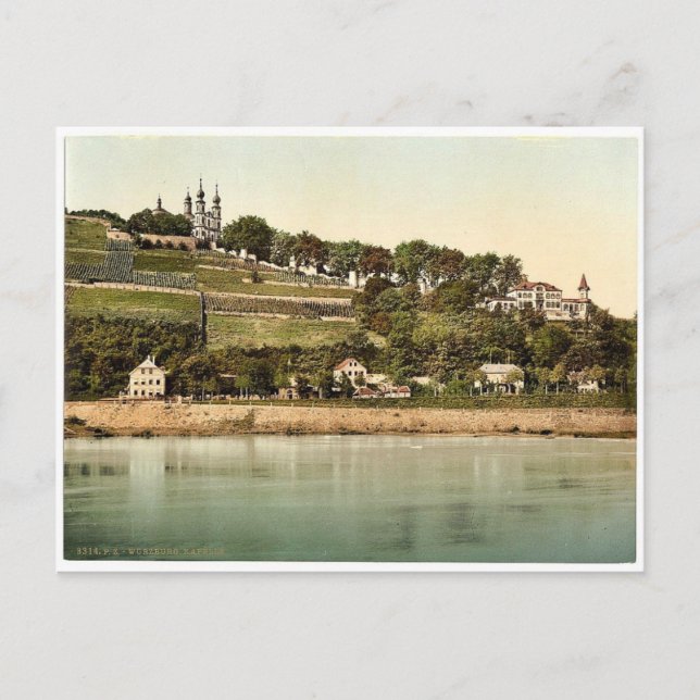 Carte Postale Chapelle, Wurzburg, Bavière, Allemagne rare Photoc (Devant)