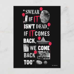 Carte Postale Chapitre 2 d'IT   Graphisme éditorial