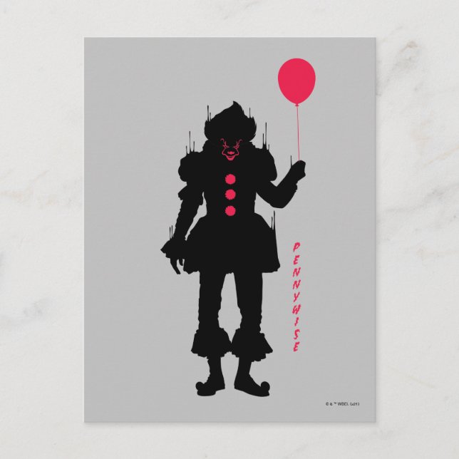 Carte Postale Chapitre 2 | Silhouette Pennywise (Devant)