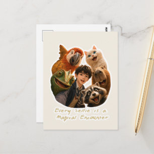 Carte Postale Chaque selfie est une rencontre magique
