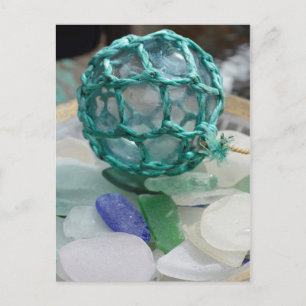 Carte Postale Char de pêche en verre, Alaska