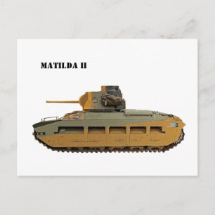 Carte Postale Char d'infanterie britannique Matilda II