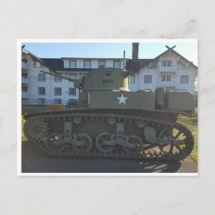 Carte Postale Char M4 Sherman de la Seconde Guerre mondiale