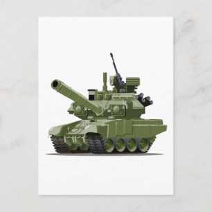 Carte Postale Char moderne blindé de tank