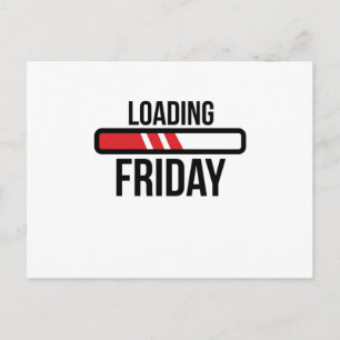 Carte Postale Chargement vendredi