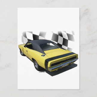 Carte Postale Chargeur 1970 Dodge R/T