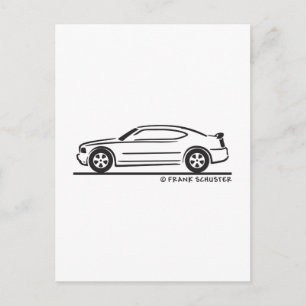 Carte Postale Chargeur Dodge 2010