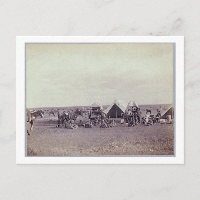 Carte Postale Chariot de cantine (Devant)