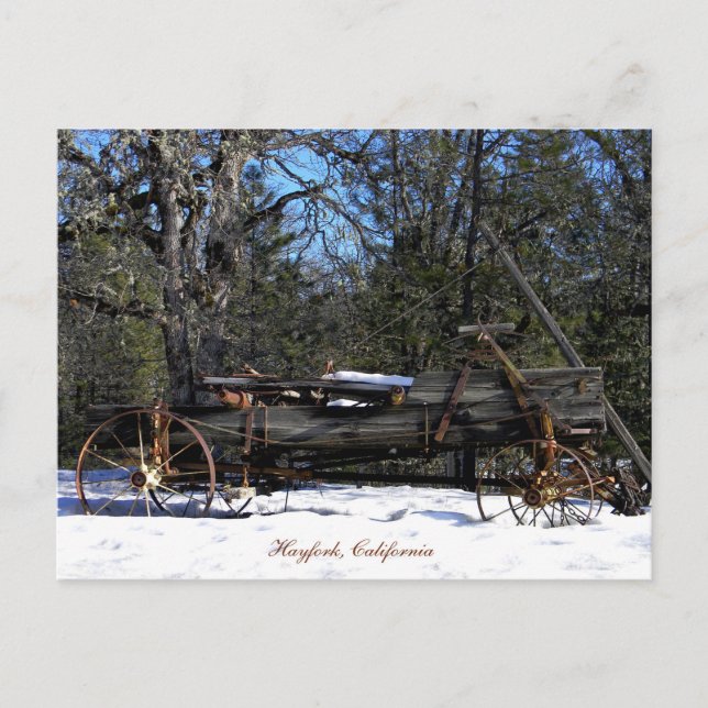 Carte Postale Chariot Historique à Six Ressorts....... (Devant)