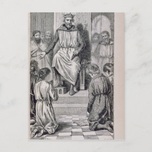Carte Postale Charlemagne et les garçons