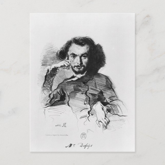 Carte Postale Charles Baudelaire 1844 (Devant)