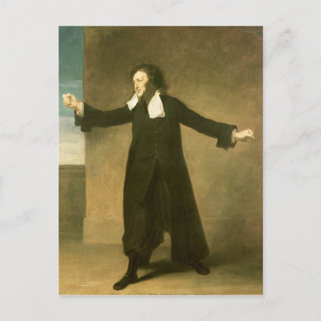 Carte Postale Charles comme Shylock dans "Le Marchand de Venise" (Devant)