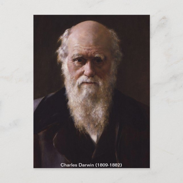Carte postale Charles Darwin (Devant)