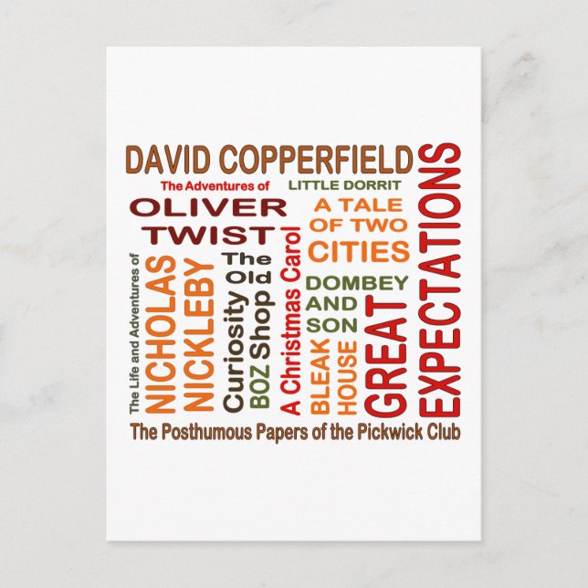 Carte Postale Charles Dickens (Devant)