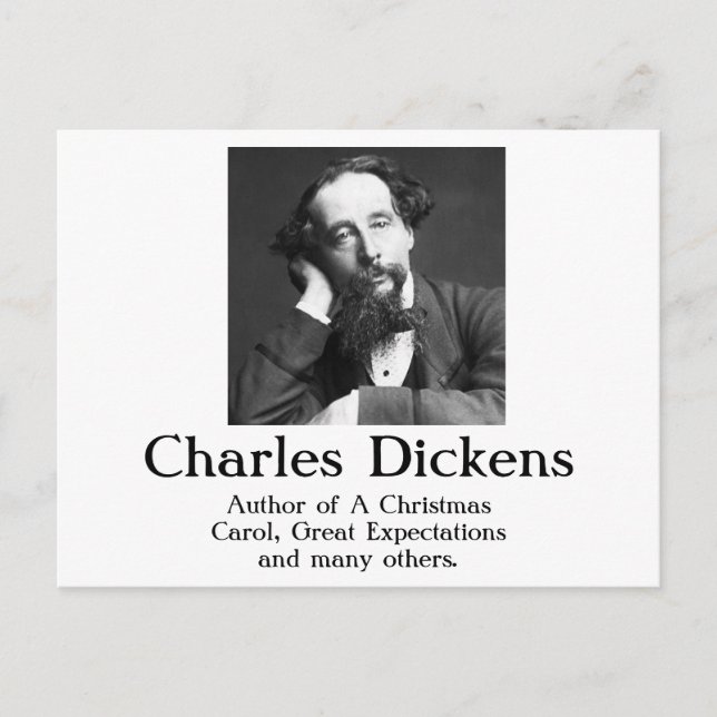 Carte postale Charles Dickens (Devant)