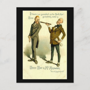 Carte Postale Charles Dickens, " David Copperfield "