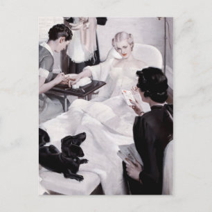 Carte Postale Charles Edward Chambers : Manucure