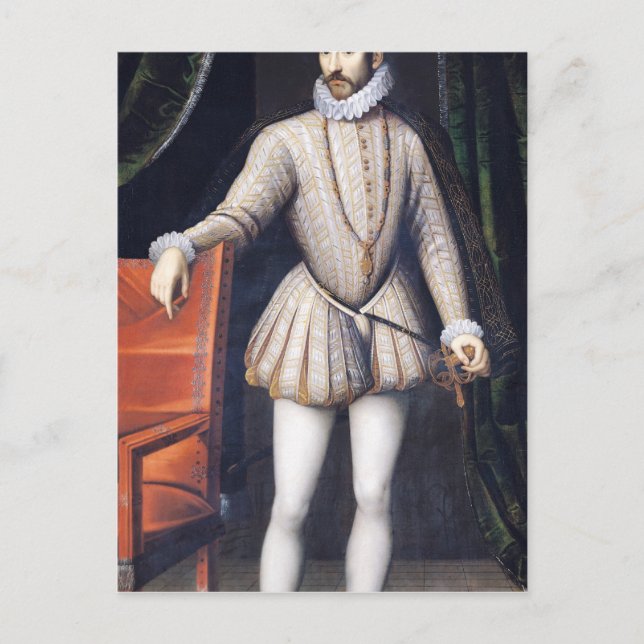 Carte Postale Charles IX Roi de France (Devant)
