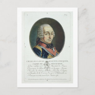 Carte Postale Charles-Louis-Auguste Fouquet (1684-1761) de 'Po