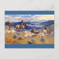 Charles M. Russell's Loops and Swift Horses (1916)