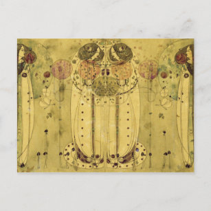 Carte Postale Charles Rennie Mackintosh - La Wassail