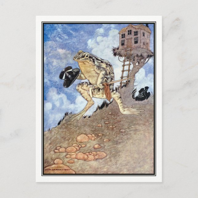 Carte Postale Charles Robinson - Une Grenouille Qu'Il Allait A-W (Devant)
