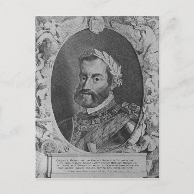 Carte Postale Charles V, Saint Empereur Romain (Devant)