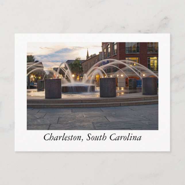 Carte Postale Charleston Caroline du Sud (Devant)