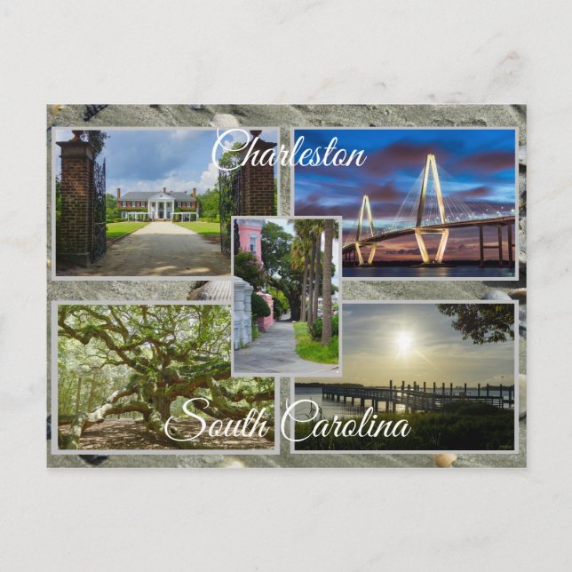 Carte Postale Charleston Caroline du Sud (Devant)