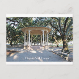 Carte Postale Charleston Caroline du Sud, Gazebo, Batterie