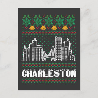Carte Postale Charleston Caroline du Sud Noël laid
