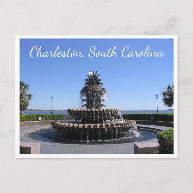 Carte Postale Charleston SC Caroline du Sud, USA Waterfront Park (Devant)