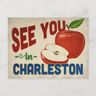 Carte Postale Charleston South Carolina Apple - Vintage voyage