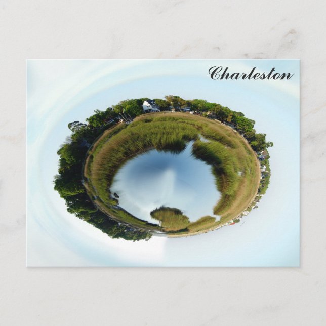 Carte Postale Charleston Sud Carolina Marsh Nature Photo (Devant)