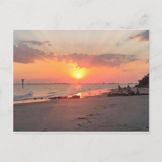 Carte Postale Charleston Sunset (Devant)