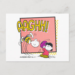 Carte Postale Charlie Brown et Lucy Football Comic Graphic