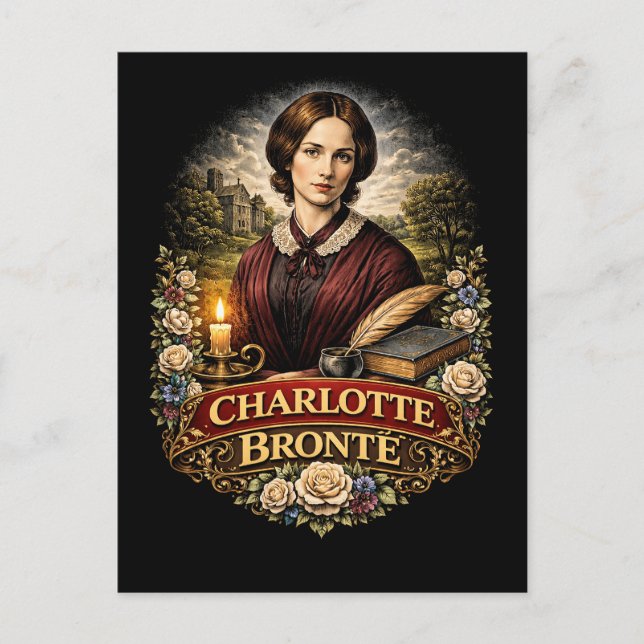 Carte Postale Charlotte Brontë (Devant)