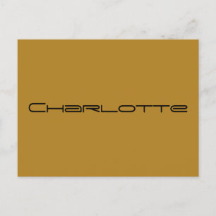 Carte Postale Charlotte de Orphan Black tv show, facon géométriq