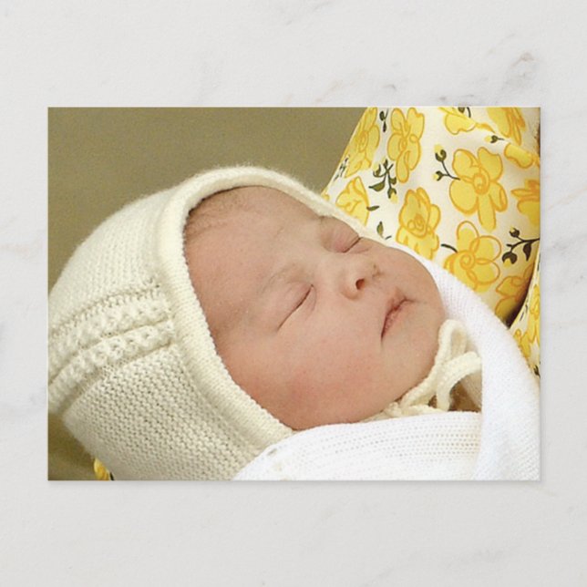 Carte Postale Charlotte Elizabeth Diana - Britannique Will Kate (Devant)