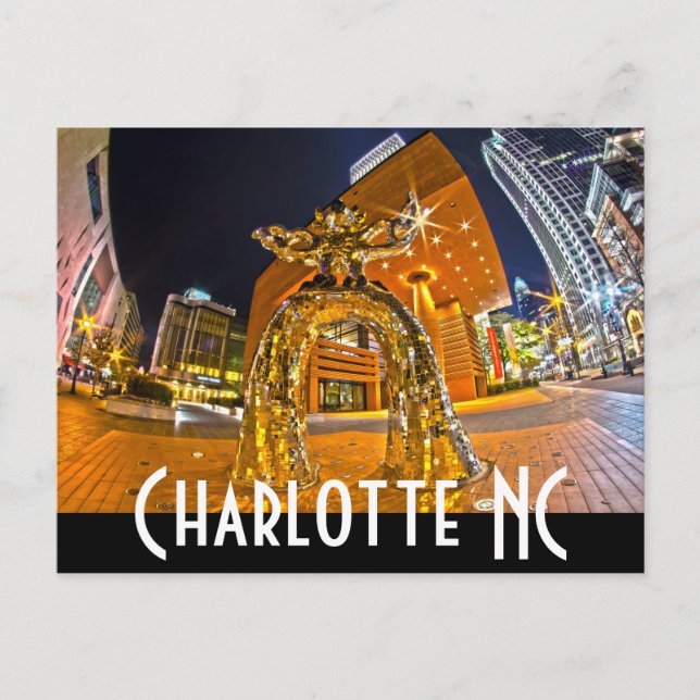 Carte Postale Charlotte NC (Devant)