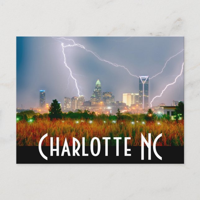 Carte Postale Charlotte NC (Devant)