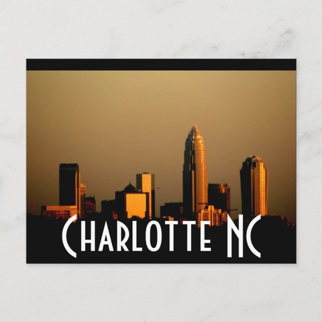 Carte Postale Charlotte NC (Devant)