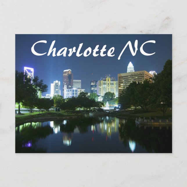 Carte Postale Charlotte NC (Devant)