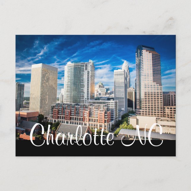 Carte Postale Charlotte NC (Devant)