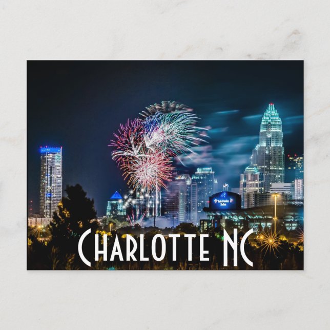 Carte Postale Charlotte NC (Devant)