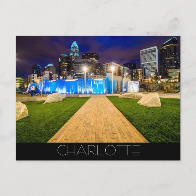 Carte Postale Charlotte NC (Devant)